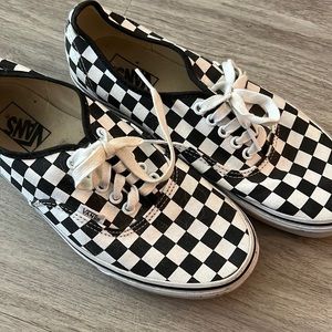 Checkered Vans